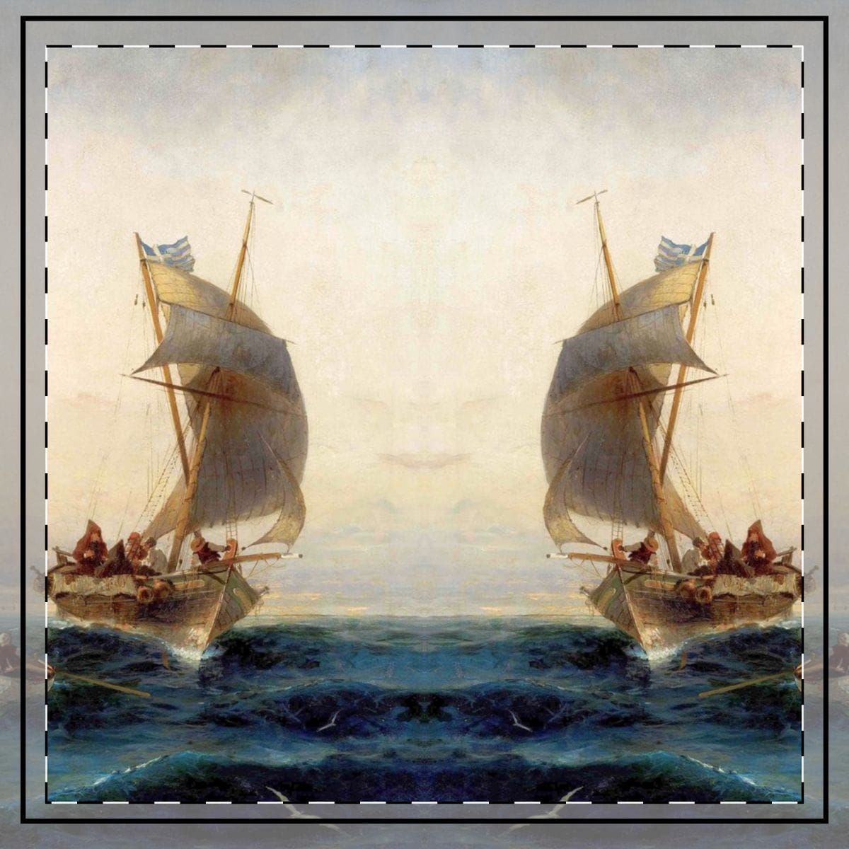 Art Throw Pillow, Artist Konstantinos Volanakis, Artwork 